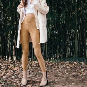 Tribe Kelley | Mojaves Suede Leggings | Small